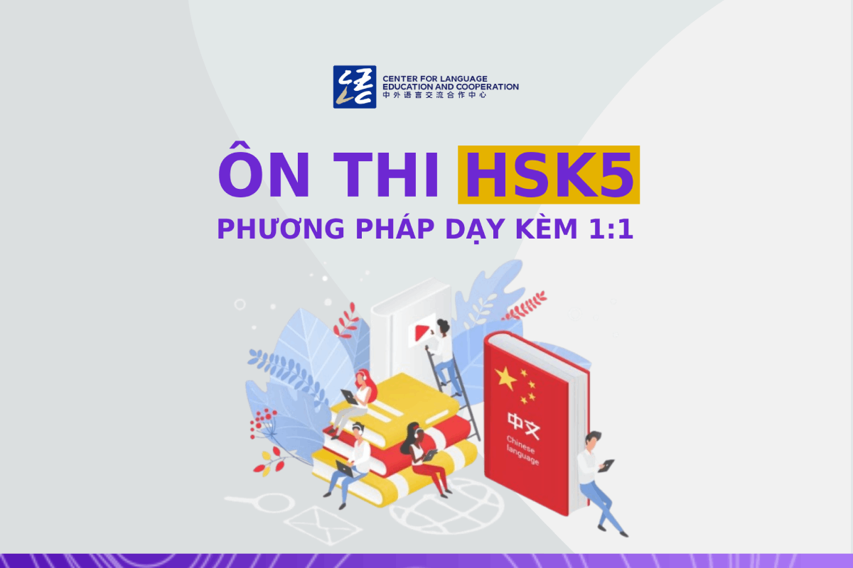 Khóa chuyên sâu: Ôn thi HSK5 (phương pháp kèm 1:1)